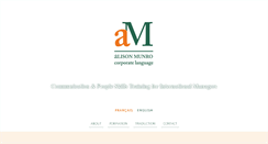Desktop Screenshot of alison-munro.com